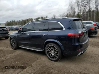 2021 Mercedes-Benz GLS with VIN 4JGFF8KEXMA299119, listed as a Copart auction lot 80966934 with 86,549 mi miles and Salvage Title. Bid and sale history available at carsss.com. Image 2.