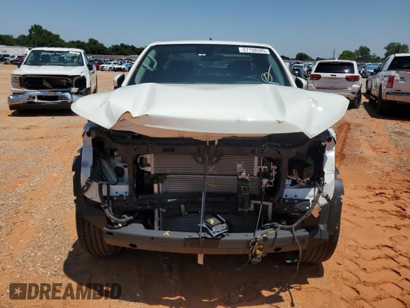 2024 Nissan Frontier S with VIN 1N6ED1CLXRN631616, listed as a Copart auction lot 57158585 with 19,495 mi miles and Salvage title. Bid and sale history available at DreamBid. Image 5.