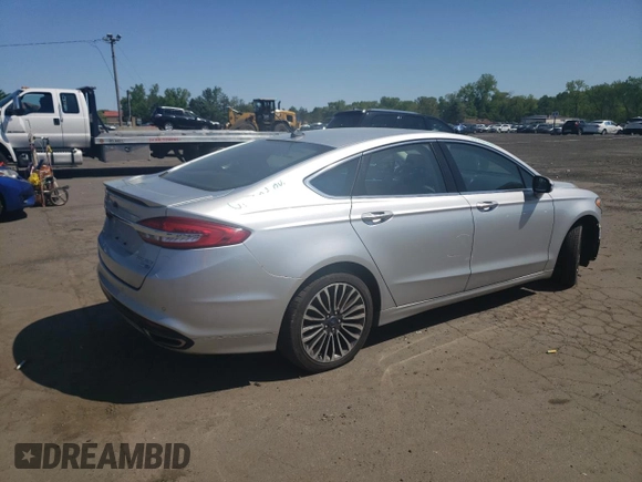 2018 Ford Fusion Titanium with VIN 3FA6P0D9XJR234006, listed as a Copart auction lot 55916265 with 139,096 mi miles and Salvage title. Bid and sale history available at DreamBid. Image 3.
