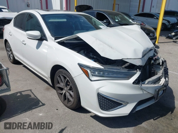 2020 Acura ILX w/Premium Pkg with VIN 19UDE2F76LA009773, listed as a IAAI auction lot 41902574 with 65,249 mi miles. Bid and sale history available at carsss.com. Image 1.