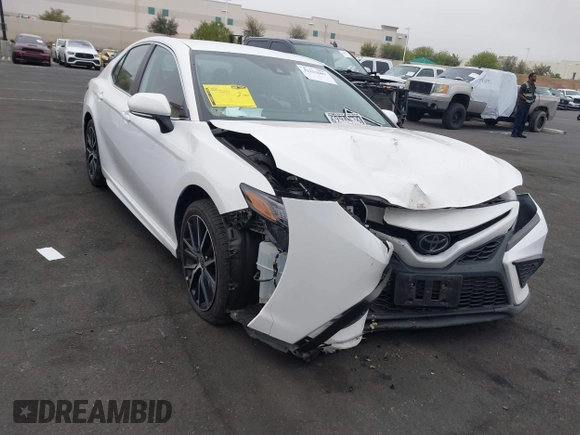 2023 Toyota Camry SE with VIN 4T1G11AK1PU774144, listed as a IAAI auction lot 42153603 with 30,239 mi miles. Bid and sale history available at carsss.com. Image 1.