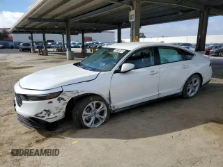 2023 Honda Accord Sedan LX with VIN 1HGCY1F22PA016713, listed as a Copart auction lot 52770185 with 55,022 mi miles and Clean Title. Bid and sale history available at carsss.com. Image 1.