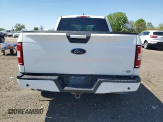2018 Ford F-150 XL with VIN 1FTFW1E5XJFA09466, listed as a Copart auction lot 55461845 with 123,366 mi miles and Salvage title. Bid and sale history available at DreamBid. Image 6.