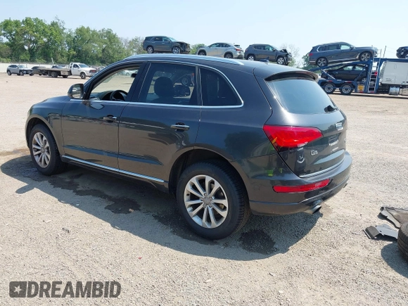 2016 Audi Q5 Premium Plus with VIN WA1L2AFPXGA058083, listed as a IAAI auction lot 42490980 with 116,210 mi miles and . Bid and sale history available at DreamBid. Image 3.