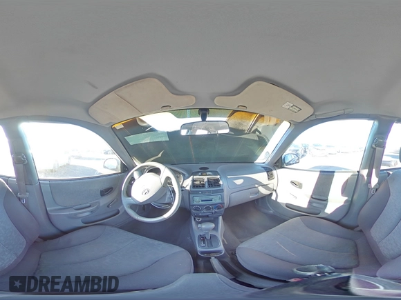 2005 Hyundai Accent GLS with VIN KMHCG45C95U665574, listed as a Copart auction lot 82603804 with 154,187 mi miles and Salvage Title. Bid and sale history available at carsss.com. Image 13.
