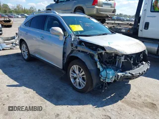 2010 Lexus RX 450h with VIN JTJBC1BAXA2031819, listed as a IAAI auction lot 41684652 with 103,060 mi miles and . Bid and sale history available at DreamBid. Image 1.