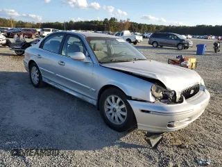 2005 Hyundai Sonata GLS with VIN KMHWF35H95A116657, listed as a Copart auction lot 77614154 with 101,164 mi miles and Salvage Title. Bid and sale history available at carsss.com. Image 4.