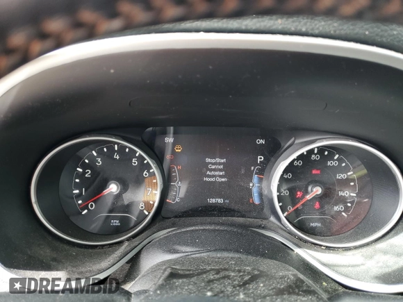 2020 Jeep Compass Limited with VIN 3C4NJDCB2LT196733, listed as a Copart auction lot 53106625 with 128,783 mi miles and Clean title. Bid and sale history available at DreamBid. Image 9.