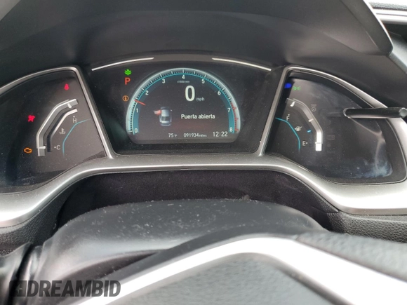 2017 Honda Civic Sedan EX with VIN 2HGFC2F7XHH576527, listed as a Copart auction lot 51243655 with 91,934 mi miles and Clean Title. Bid and sale history available at carsss.com. Image 9.