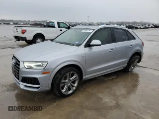 2018 Audi Q3 Premium with VIN WA1BCCFS5JR031889, listed as a Copart auction lot 70901182 with 83,777 mi miles. Bid and sale history available at carsss.com. Image 1.