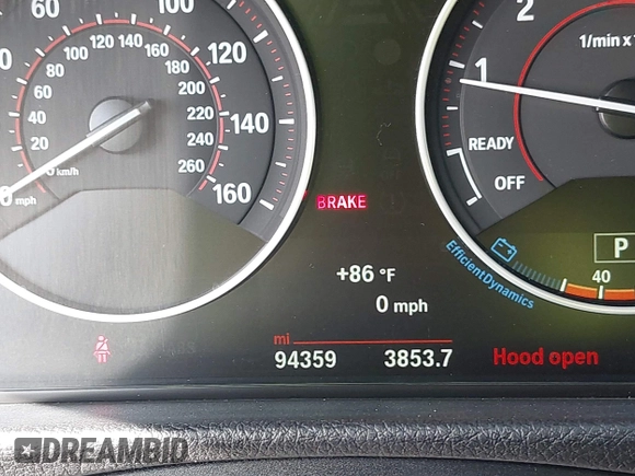 2017 BMW 3 Series 330i with VIN WBA8B9C55HK675882, listed as a IAAI auction lot 42004613 with 94,359 mi miles and . Bid and sale history available at DreamBid. Image 15.
