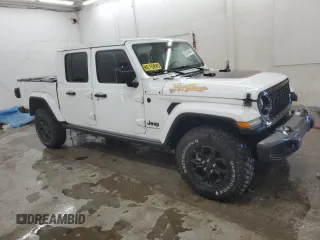 2024 Jeep Gladiator Sport S with VIN 1C6HJTAG8RL129605, listed as a Copart auction lot 50346665 with 41 mi miles and Salvage title. Bid and sale history available at DreamBid. Image 4.