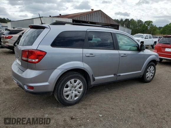 2019 Dodge Journey SE with VIN 3C4PDCBB8KT779253, listed as a Copart auction lot 51685575 with 41,229 mi miles and Salvage Title. Bid and sale history available at DreamBid. Image 3.