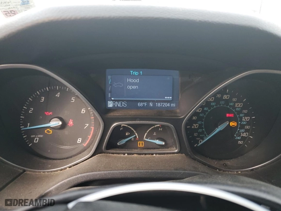 2012 Ford Focus SEL with VIN 1FAHP3H21CL316361, listed as a Copart auction lot 50066615 with 187,204 mi miles and Salvage Title. Bid and sale history available at carsss.com. Image 9.