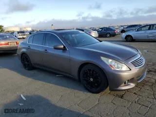2013 Infiniti G37 Sedan Journey with VIN JN1CV6AP4DM717015, listed as a Copart auction lot 64874344 with 163,420 mi miles and Salvage Title. Bid and sale history available at carsss.com. Image 4.