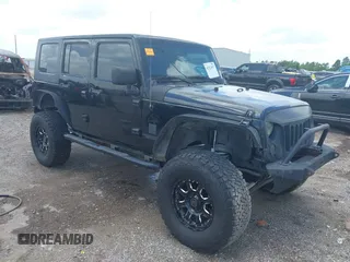 2008 Jeep Wrangler Unlimited X with VIN 1J4GA39148L560004, listed as a IAAI auction lot 42523657 with 116,619 mi miles and . Bid and sale history available at DreamBid. Image 1.