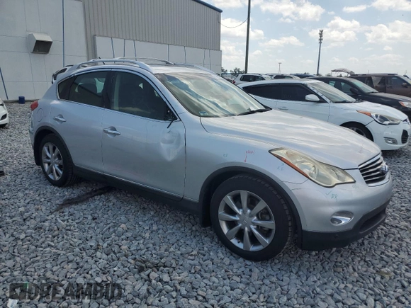 2012 Infiniti EX Journey with VIN JN1AJ0HR0CM450171, listed as a Copart auction lot 54605235 with 90,576 mi miles and Salvage Title. Bid and sale history available at DreamBid. Image 4.