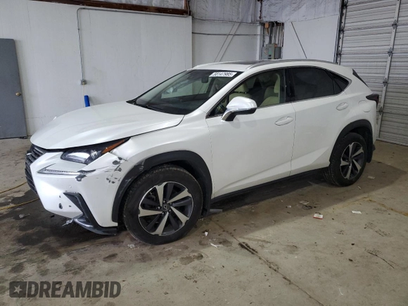 2019 Lexus NX 300 with VIN JTJBARBZ7K2190454, listed as a Copart auction lot 58147985 with 104,118 mi miles and Salvage title. Bid and sale history available at DreamBid. Image 1.