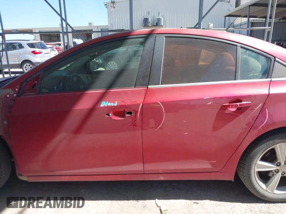 2012 Chevrolet Cruze LT w/2LT with VIN 1G1PG5SCXC7130838, listed as a IAAI auction lot 41828319 with 131,637 mi miles. Bid and sale history available at carsss.com. Image 15.