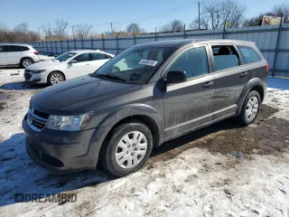 2014 Dodge Journey SE Plus with VIN 3C4PDCAB8ET160254, listed as a Copart auction lot 46090155 with 176,280 mi miles and Salvage Title. Bid and sale history available at DreamBid. Image 1.