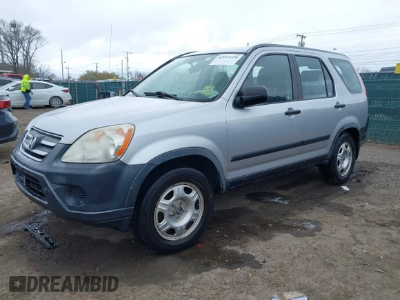 2006 Honda CR-V LX with VIN JHLRD78536C035954, listed as a IAAI auction lot 42043220 with 250,337 mi miles and . Bid and sale history available at carsss.com. Image 2.