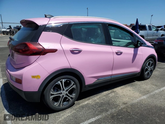 2019 Chevrolet Bolt EV Premier with VIN 1G1FZ6S05K4135477, listed as a Copart auction lot 56077725 with 53,228 mi miles and Salvage title. Bid and sale history available at DreamBid. Image 3.