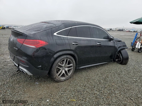 2021 Mercedes-Benz GLE with VIN 4JGFD6BB0MA551895, listed as a Copart auction lot 45145715 with 71,311 mi miles and Salvage Title. Bid and sale history available at carsss.com. Image 3.