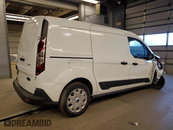2023 Ford Transit Connect XLT z VIN NM0LS7T29P1555608, wystawiony jako Copart lot #83585764 z przebiegiem 22 680 mil mil oraz Szkoda całkowita • Salvage title. Historia ofert i sprzedaży dostępna na DreamBid. Obrazek 3.