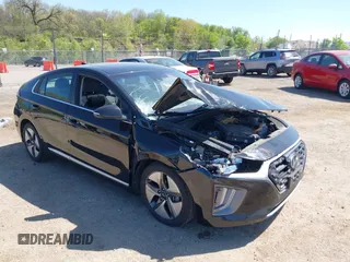 2020 Hyundai Ioniq SEL with VIN KMHC85LC5LU221434, listed as a IAAI auction lot 42230736 with 83,423 mi miles and . Bid and sale history available at DreamBid. Image 1.