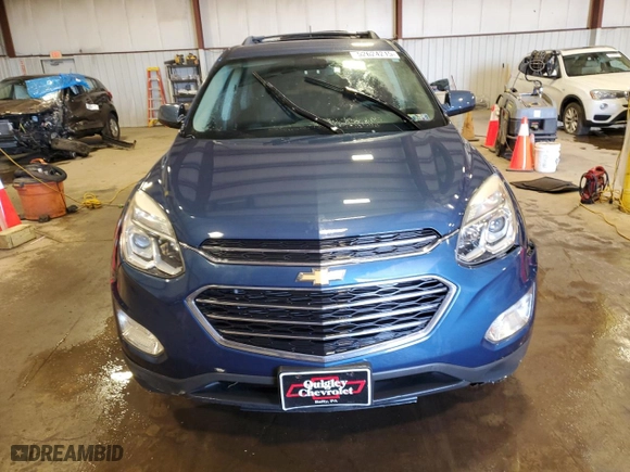 2016 Chevrolet Equinox LT with VIN 2GNFLFEK3G6157500, listed as a Copart auction lot 52624215 with 115,404 mi miles and Salvage Title. Bid and sale history available at carsss.com. Image 5.