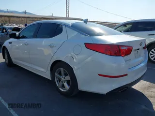 2015 Kia Optima LX with VIN 5XXGM4A71FG402624, listed as a IAAI auction lot 40493003 with 100,237 mi miles. Bid and sale history available at carsss.com. Image 3.