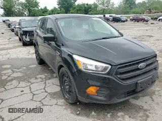 2017 Ford Escape S with VIN 1FMCU0F75HUB71106, listed as a Copart auction lot 60162455 with 61,645 mi miles and Salvage title. Bid and sale history available at DreamBid. Image 14.