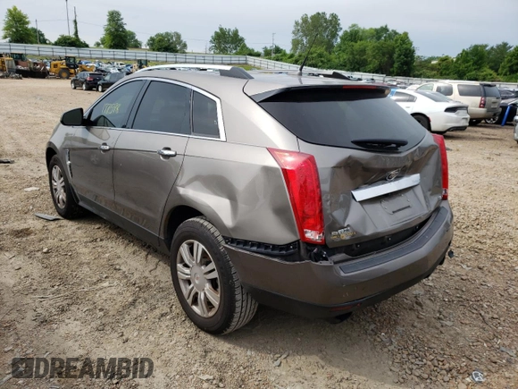 2012 Cadillac SRX Luxury Collection with VIN 3GYFNAE37CS556432, listed as a Copart auction lot 48050322 with 177,598 mi miles and Salvage Title. Bid and sale history available at carsss.com. Image 3.