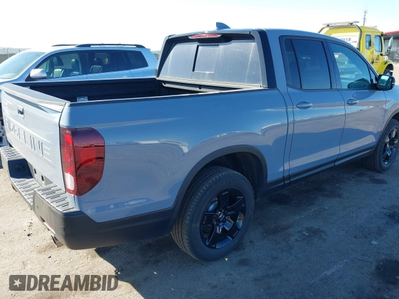 2024 Honda Ridgeline Black Edition with VIN 5FPYK3F85RB025204, listed as a IAAI auction lot 41836118 with 12,385 mi miles and . Bid and sale history available at DreamBid. Image 4.