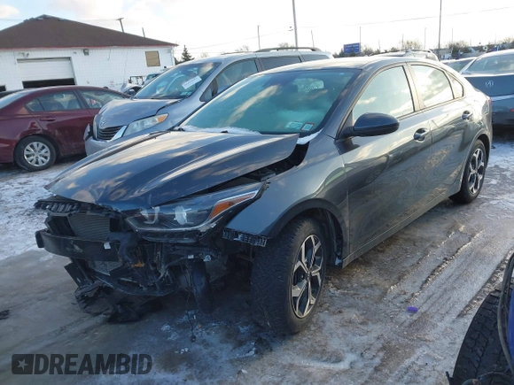 2019 Kia Forte LXS with VIN 3KPF24AD8KE032525, listed as a IAAI auction lot 41527715 with 33,561 mi miles and . Bid and sale history available at carsss.com. Image 2.