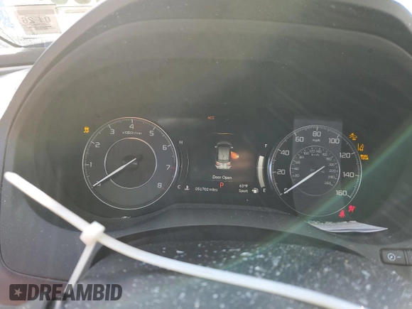 2019 Acura RDX Technology with VIN 5J8TC1H56KL005233, listed as a Copart auction lot 53622235 with 51,702 mi miles and Salvage title. Bid and sale history available at DreamBid. Image 9.