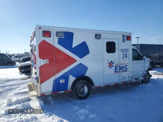 2019 Ford Econoline Commercial with VIN 1FDXE4FS0KDC66187, listed as a Copart auction lot 86434334 with Not Provided miles and Clean Title. Bid and sale history available at carsss.com. Image 3.