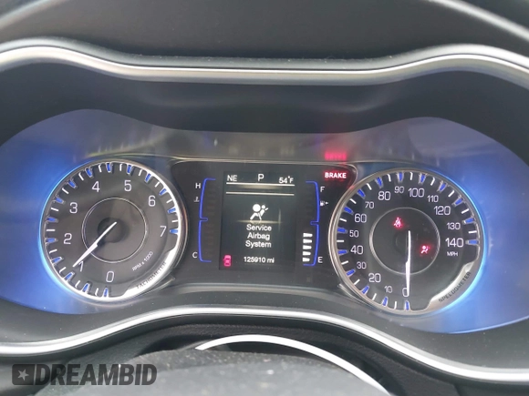2016 Chrysler 200 Limited with VIN 1C3CCCAB9GN144394, listed as a IAAI auction lot 41665598 with 125,910 mi miles. Bid and sale history available at carsss.com. Image 7.