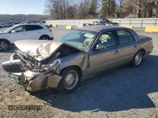 2001 Mercury Grand Marquis LS with VIN 2MEFM75W61X660369, listed as a Copart auction lot 48666655 with 120,590 mi miles and Salvage Title. Bid and sale history available at DreamBid. Image 1.
