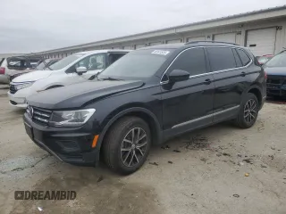 2021 Volkswagen Tiguan SE with VIN 3VV3B7AX7MM122869, listed as a Copart auction lot 44141535 with 47,015 mi miles and Salvage Title. Bid and sale history available at DreamBid. Image 1.