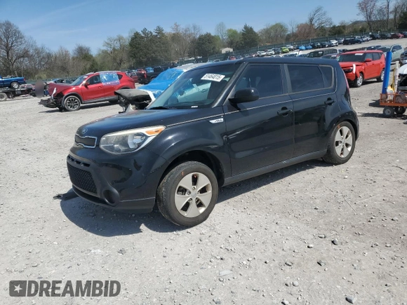 2016 Kia Soul with VIN KNDJN2A27G7278641, listed as a Copart auction lot 51464015 with 154,086 mi miles and Salvage Title. Bid and sale history available at carsss.com. Image 1.