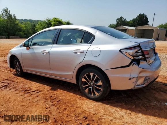 2015 Honda Civic EX z VIN 2HGFB2F86FH550760, wystawiony jako Copart lot #56968225 z przebiegiem 129 183 mil mil oraz Szkoda całkowita • Salvage title. Historia ofert i sprzedaży dostępna na DreamBid. Obrazek 2.