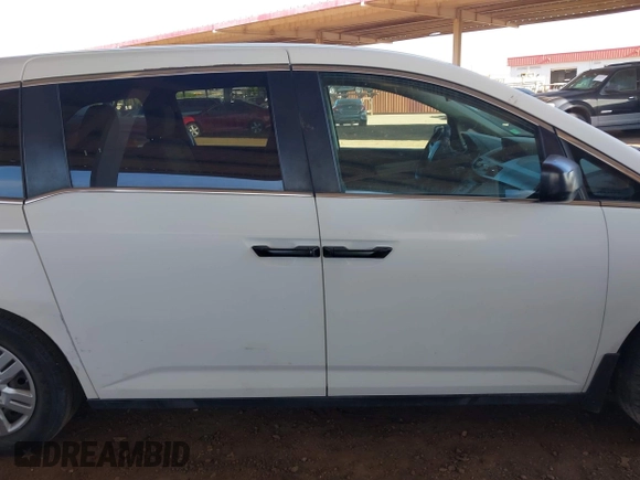2013 Honda Odyssey LX with VIN 5FNRL5H2XDB028879, listed as a IAAI auction lot 41958988 with 49,868 mi miles and . Bid and sale history available at carsss.com. Image 13.