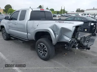 2022 Toyota Tacoma SR with VIN 3TYRZ5CN9NT022492, listed as a IAAI auction lot 42378801 with 9,312 mi miles and . Bid and sale history available at DreamBid. Image 3.