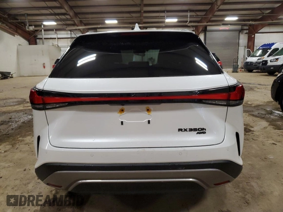 2025 Lexus RX with VIN 2T2BBMCA0SC071864, listed as a Copart auction lot 49780525 with 172 mi miles and Non Repairable. Bid and sale history available at carsss.com. Image 6.