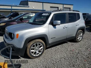 2017 Jeep Renegade Latitude with VIN ZACCJABB2HPE81955, listed as a Copart auction lot 47276455 with 98,582 mi miles and Salvage Title. Bid and sale history available at carsss.com. Image 1.