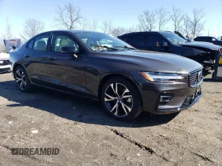 2024 Volvo S60 Plus Dark Theme with VIN 7JRL12TL6RG303561, listed as a Copart auction lot 45432294 with 0 mi miles and Salvage Title. Bid and sale history available at carsss.com. Image 4.