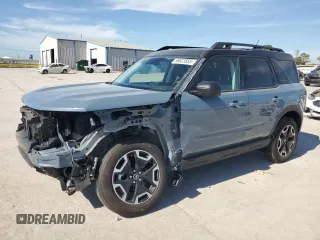 2024 Ford Bronco Sport Outer Banks with VIN 3FMCR9C66RRF24317, listed as a Copart auction lot 56623855 with 6,584 mi miles and Salvage title. Bid and sale history available at DreamBid. Image 1.