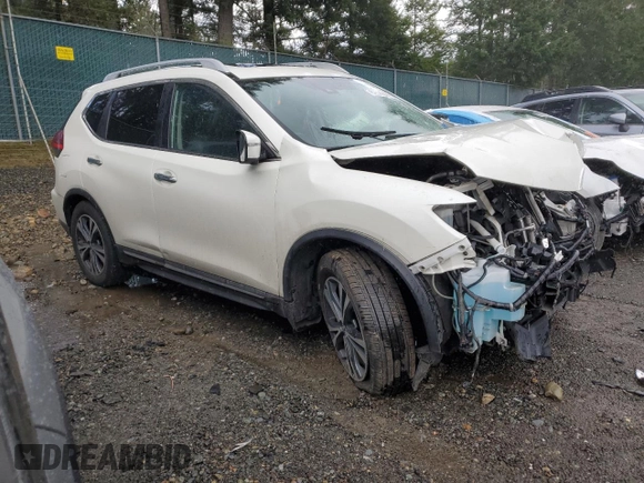 2017 Nissan Rogue SL with VIN 5N1AT2MV4HC761861, listed as a Copart auction lot 55636805 with 0 mi miles and Salvage Title. Bid and sale history available at carsss.com. Image 4.