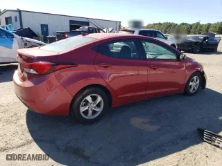 2015 Hyundai Elantra Limited with VIN KMHDH4AEXFU363432, listed as a Copart auction lot 76115064 with 110,385 mi miles and Salvage Title. Bid and sale history available at carsss.com. Image 3.
